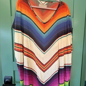 Double D Ranch Serape Poncho